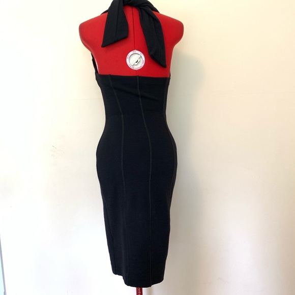 Frankie Morello Wool Knit Halter Dress Size XS - Picture 3 of 8